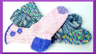 SOCKEN STRICKEN FÜR ANFÄNGER  Anleitung [upl. by Alodie]