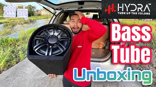 Hydra 10 inch active best bass tube for car with inbuilt amplifier unboxing with HYSONIC 10ABT [upl. by Beal]