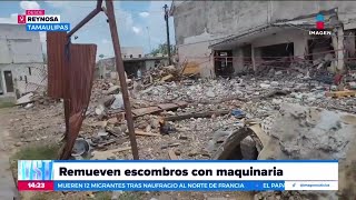 Explosión en Reynosa Tamaulipas deja a dos personas sin vida  Noticias con Crystal Mendivil [upl. by Nahamas]