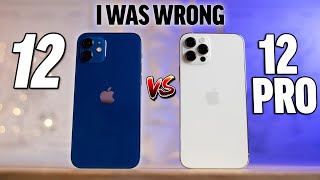 iPhone 12 vs 12 Pro RealWorld Differences after 1 Week [upl. by Edyth]