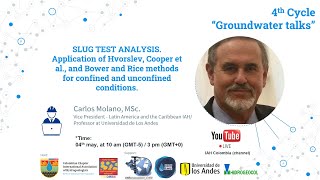 SLUG TEST Application of Hvorslev Cooper et al methods for confined and unconfined conditions [upl. by Ahsele203]