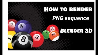 How to Render PNG file in Blender 279 [upl. by Hanforrd]