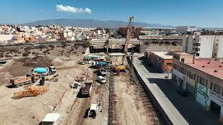 El soterramiento a vista de dron [upl. by Iruj]