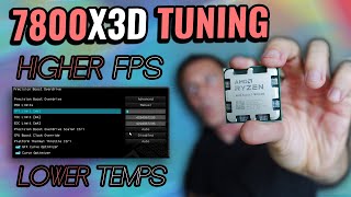 Easy 7800X3D Tuning and PBO2 Undervolting Guide [upl. by Naul]