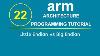 ARM Programming Tutorial 22 Little Endian Vs Big Endian [upl. by Hessney656]