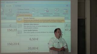 Excel Tutorial Deutsch Haushaltsbuch Berechnung Mittelwert  httpwwwstudiumundpcde [upl. by Ilka]