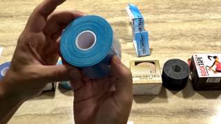 Best Kinesio tape Kinesio tape test 7 brands [upl. by Meris]