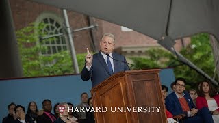 Former Vice President Al Gore addresses Harvard Class of 2019  Harvard Commencement 2019 [upl. by Anuaik111]