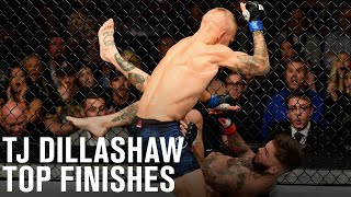 Top Finishes TJ Dillashaw [upl. by Ayisan]