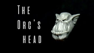 Sculpting an Orcs head [upl. by Tolkan317]