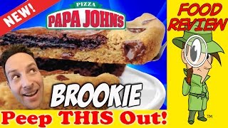 Papa Johns®  Brookie Review Peep THIS Out [upl. by Akener]