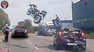 150 Most Tragic HighSpeed Motorcycle Police Chases vs Road Rage Drivers Caught On Dashcam [upl. by Debera]