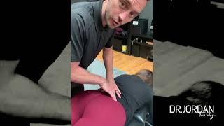 Chiropractic Adjustment for Hip Pain and Assessment Dr Jordan Fairley [upl. by Rebme152]