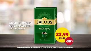 Ofertă Jacobs Kronung Cafea Măcinată și Neumarkt Bere Blondă  7  13 Februarie [upl. by Calvo]