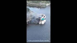 Flagler Boat Fire [upl. by Sowell726]