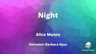 quotNightquot by Alice Munro IGCSE Analysis amp Annotations  Edexcel English Revision With Barbara Njau [upl. by Bone]