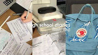 high school student life 🎧 vlog  studying taking notes planning coffee coding and more [upl. by Sands]