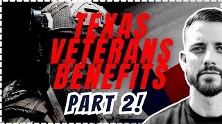 Texas Veterans Benefits Part II [upl. by Kciredec]