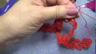 Tatting Headband 4 [upl. by Azarria]