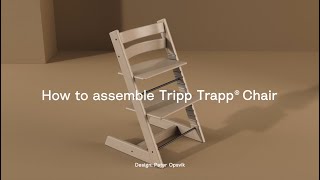 How to assemble the Tripp Trapp® Chair [upl. by Aseret926]