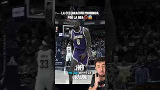 La CELEBRACIÓN PROHIBIDA por la NBA🚫😱nba baloncesto nbaespaña [upl. by Oriana907]