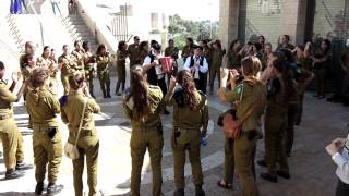 Israeli soldiers dancing in Jerusalem [upl. by Arodaeht]