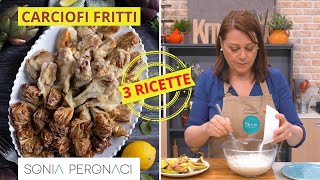 Carciofi fritti scopri come ottenerli croccantissimi [upl. by Selway]