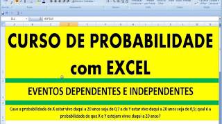 EVENTOS DEPENDENTES E INDEPENDENTES PROBABILIDADE Questão resolvida passo a passo [upl. by Anerrol814]