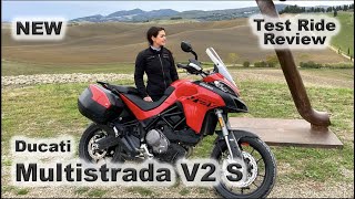 New Ducati Multistrada V2 S  Test Ride Review with Comparison to Multistrada V2 and 950 [upl. by Yehus816]