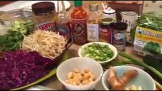 Cookin With Chef Aaron Tutorial  Thai Lettuce Wraps  Episode 3 [upl. by Myer489]