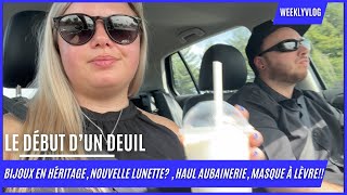 le début dun deuil bijoux en héritage nouvelle lunette HAUL aubainerie  Cest Miriam [upl. by Luz]