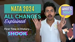 NATA 2024 New Exam Pattern  All Changes Explained in Detail [upl. by Emelina]