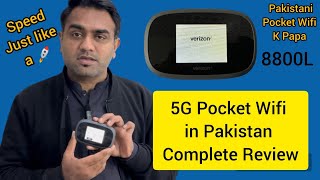 5G Pocket Wifi Frist Time in Pakistan Verizon 8800L [upl. by Shellie]