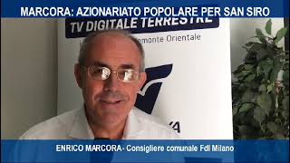 28062024 intervista a Marcora Proposta di azionariato popolare per S Siro [upl. by Googins]