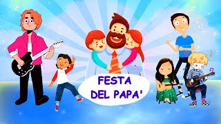 EVVIVA IL MIO PAPA  canzone Festa del papà  19 marzo con testo [upl. by Nnawtna75]