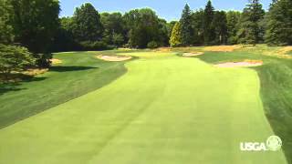 2013 US Open at Merion Hole No 6 Par 4 487 Yards [upl. by Leatrice]