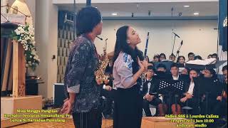 Waktu TUHAN by Didiek SSS amp Lourdes Calista di Gereja St Barnabas Pamulang [upl. by Nannarb]