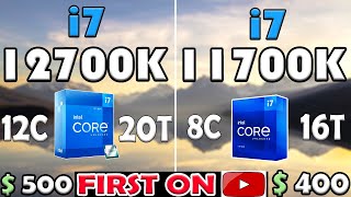 Core i7 12700K vs Core i7 11700K  RTX 3090  TEST IN 10 GAMES [upl. by Nada584]