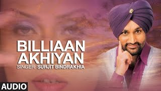 quotBilliyan Akhiyan Surjit Bindrakhiyaquot  Full Song  Punjabi Audio Song  TSeries Apna Punjab [upl. by Auhel891]