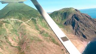 Microsoft Flight Simulator 2020 Saba  Take off and landing [upl. by Parrott894]