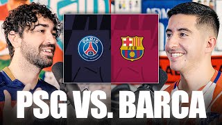 PSG vs Barcelona PREVIEW amp PREDICTIONS  UEFA Champions League 🏆 [upl. by Netsirhk]