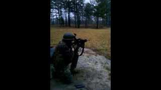 Marine Shooting IAR on Full Auto [upl. by Florella]