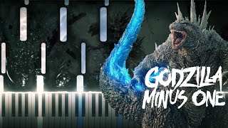 Godzilla10 Godzilla Suite II  Godzilla Minus One OST Synthesia Piano Tutorial [upl. by Ahseryt]