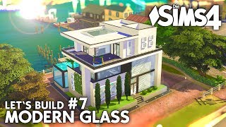 Die Sims 4 Modern Glass Haus bauen  Lets Build 7 deutsch [upl. by Stringer]