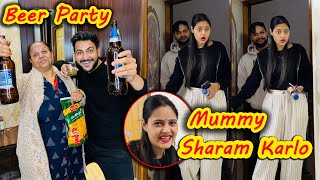 Mummy Ne Pi Beer🍺 Bhabhi Hui Shocked😱  Epic Reaction  Vinay Thakur Vlogs [upl. by Esme858]