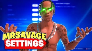 MrSAVAGES NEW UPDATED BEST KEYBOARD amp MOUSE SETTINGS In Fortnite Chapter 5 RESOLUTION  SPECS [upl. by Fricke]