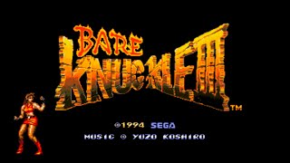 Полное прохождение Bare Knuckle 3  Very Hard Full Walkthrough HD  Sega  Blaze  Good Ending [upl. by Benia]