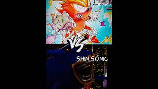 Fleetway vs shin sonic [upl. by Dalila]