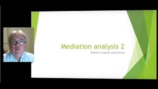 Mediation analysis using process [upl. by Laeynad]