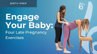 4 Exercises to Encourage Baby Engagement  3rd Trimester Pregnancy Tips [upl. by Zerlina]